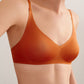 woman in orange bra 