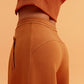 close up of caramel pants