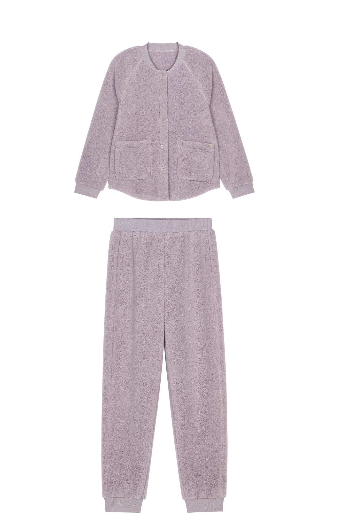 The purple Fleece Pajama set