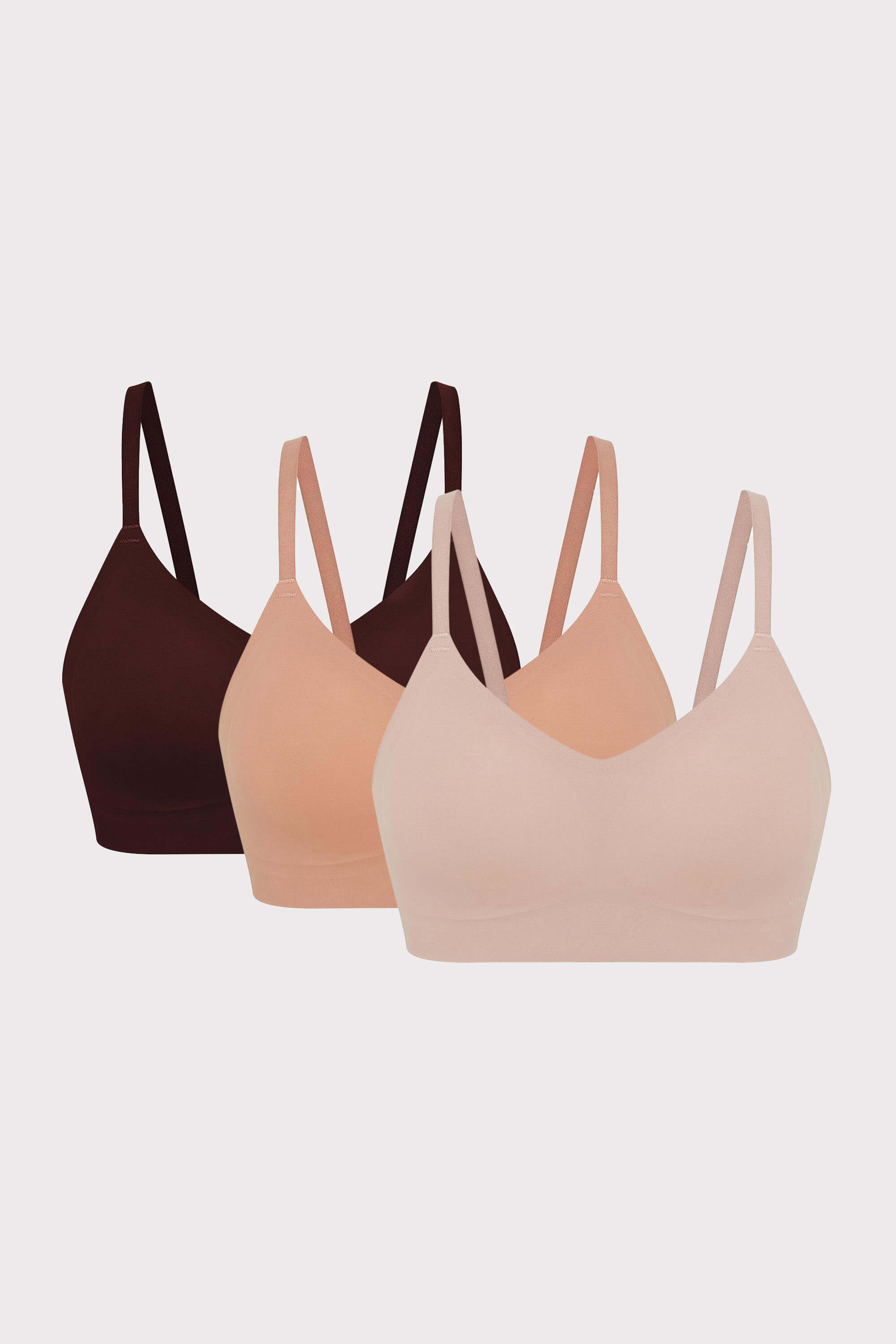 Barely Zero Fixed Cup Clasp Bra Trio – NEIWAI