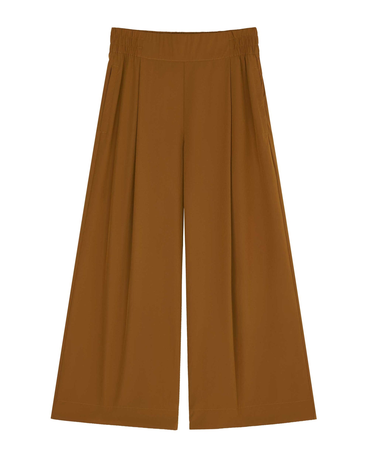 brown culottes