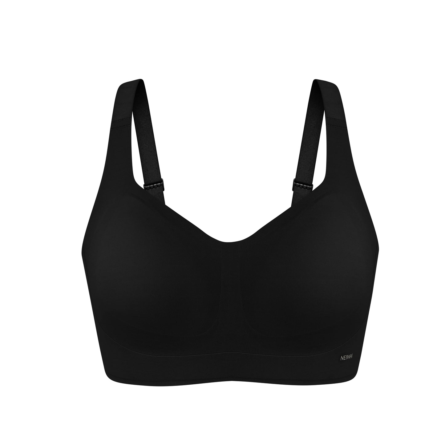flat lay of a black bra