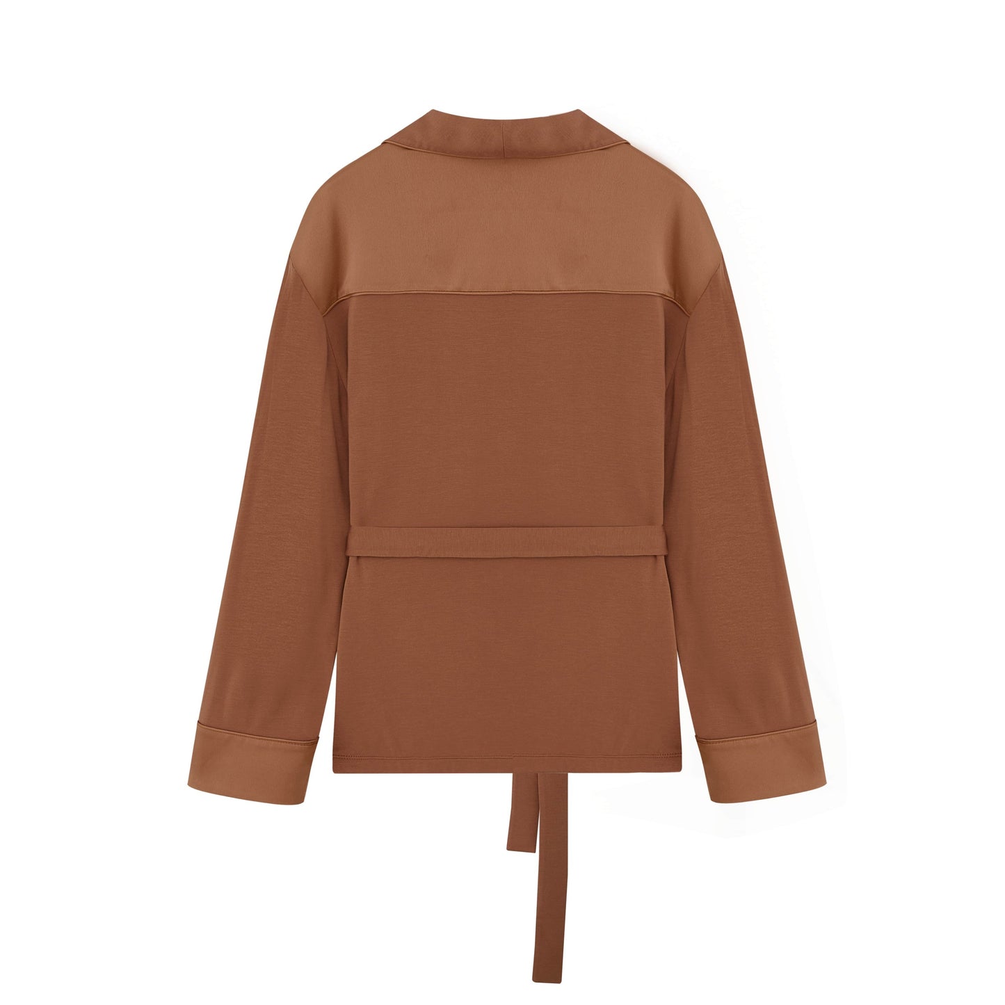 cinnamon belted pajama top back