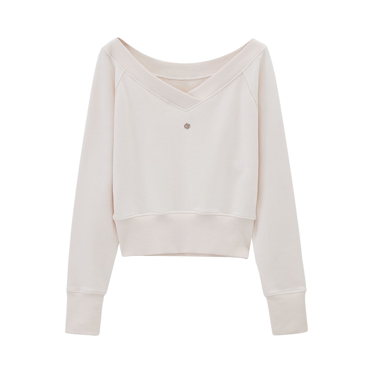 flat lay of white top