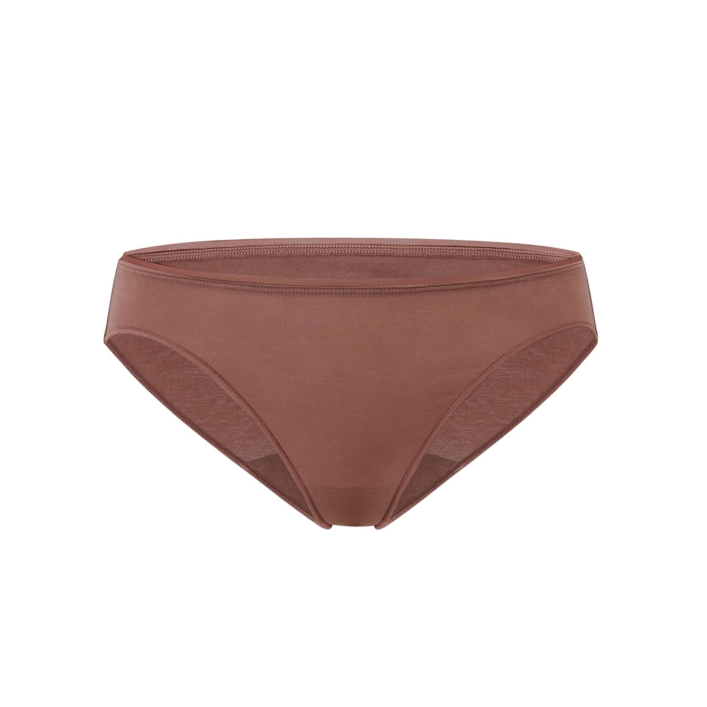 Flat lay of Brown underwear