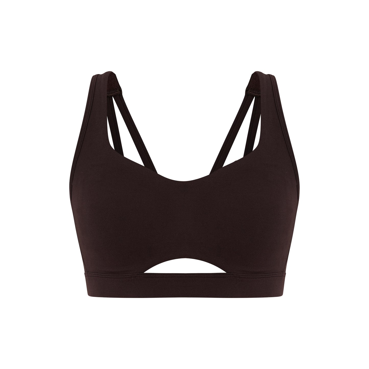 brown sports bra