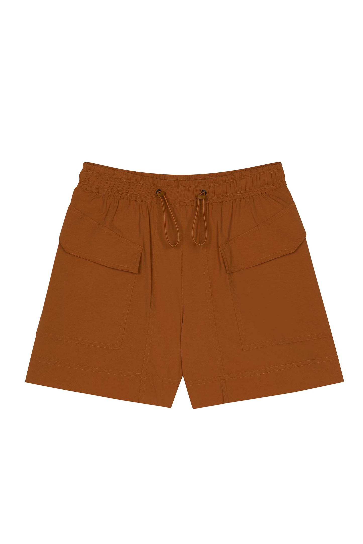 brown shorts