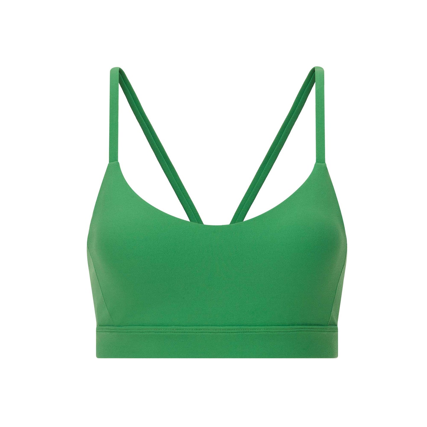 green sports bra