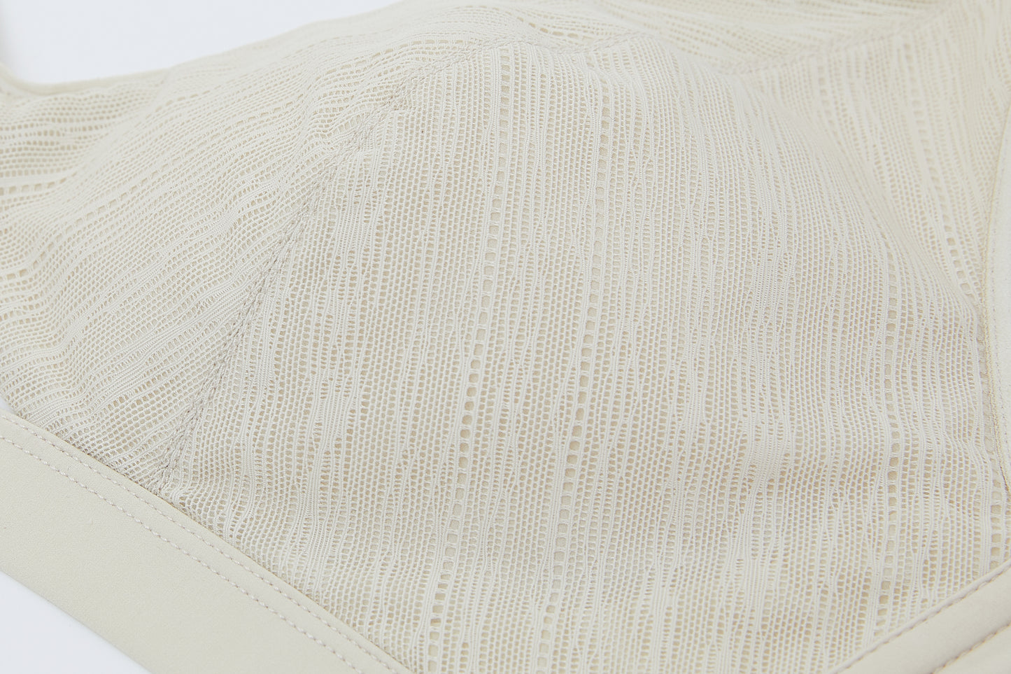 Close-up of white bra