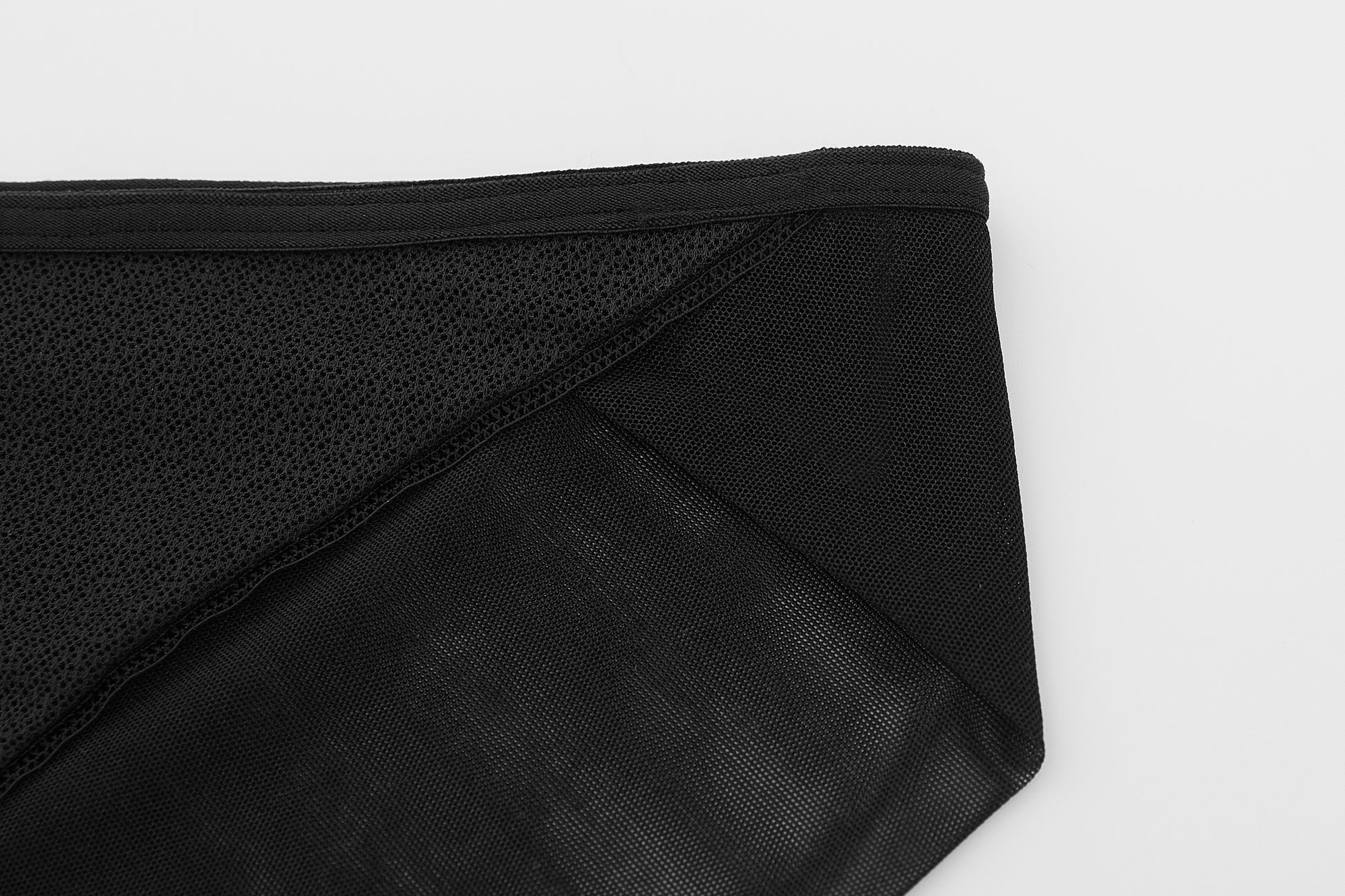 black fabric detail