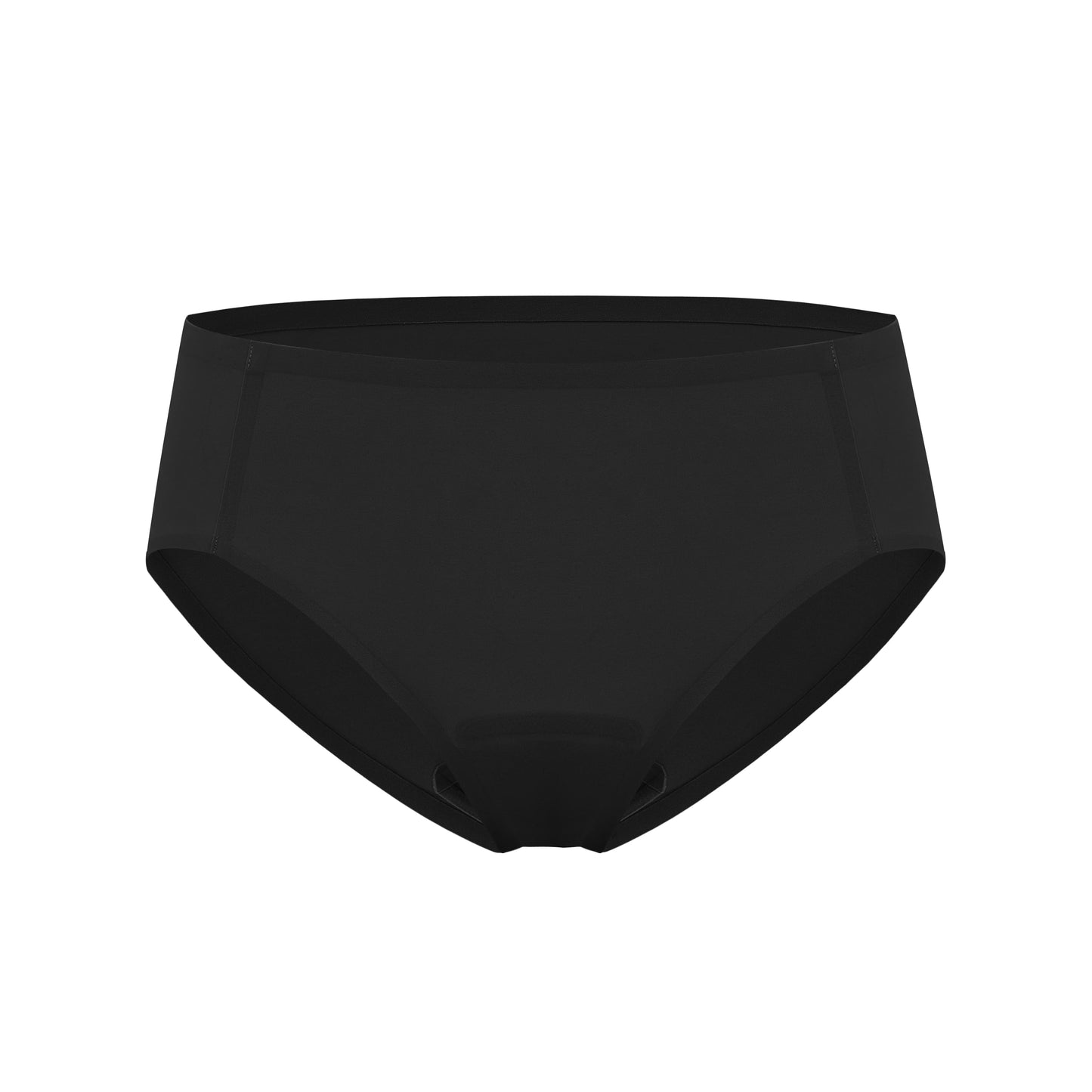 a black Low Waist Period Brief