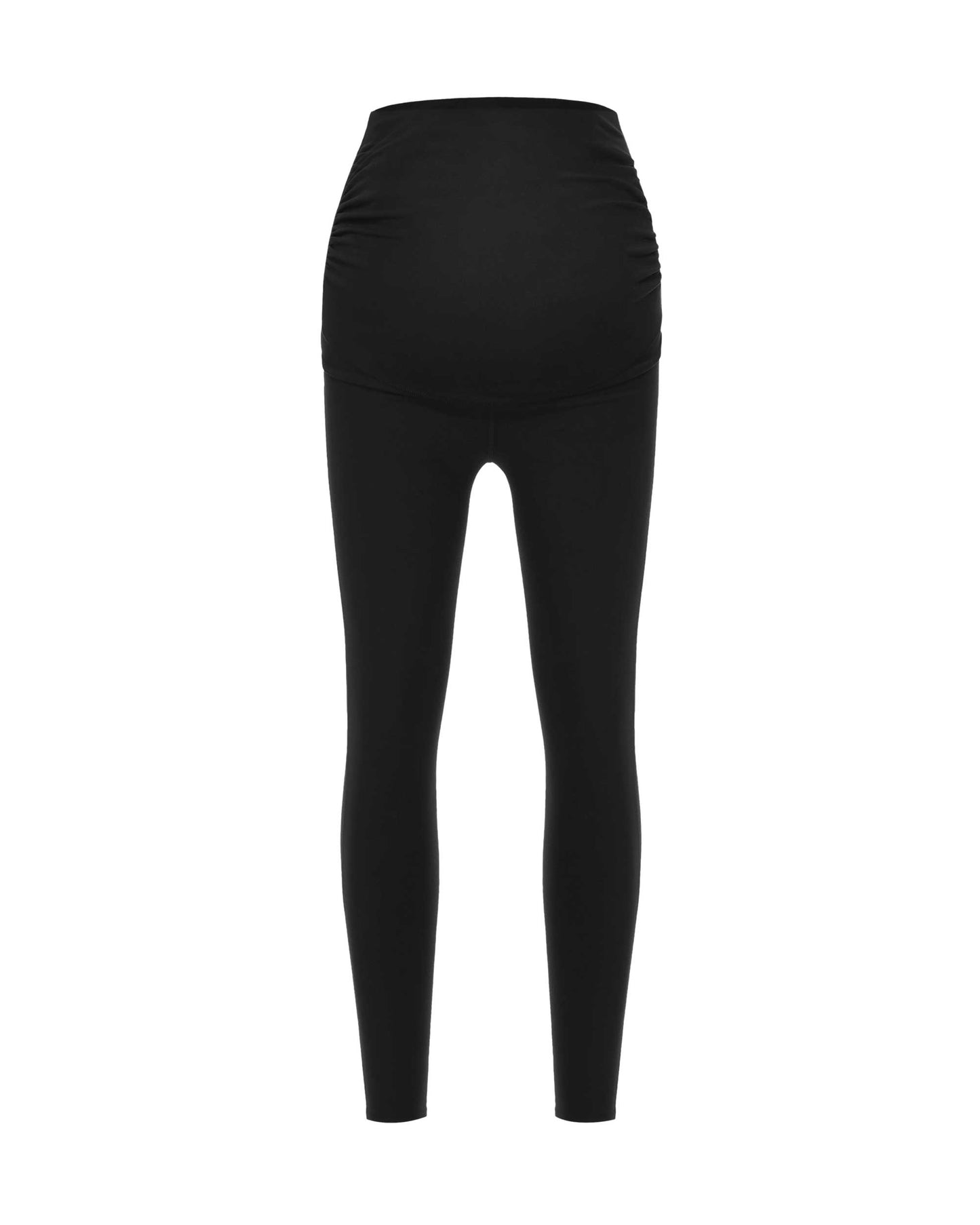 black maternity leggings