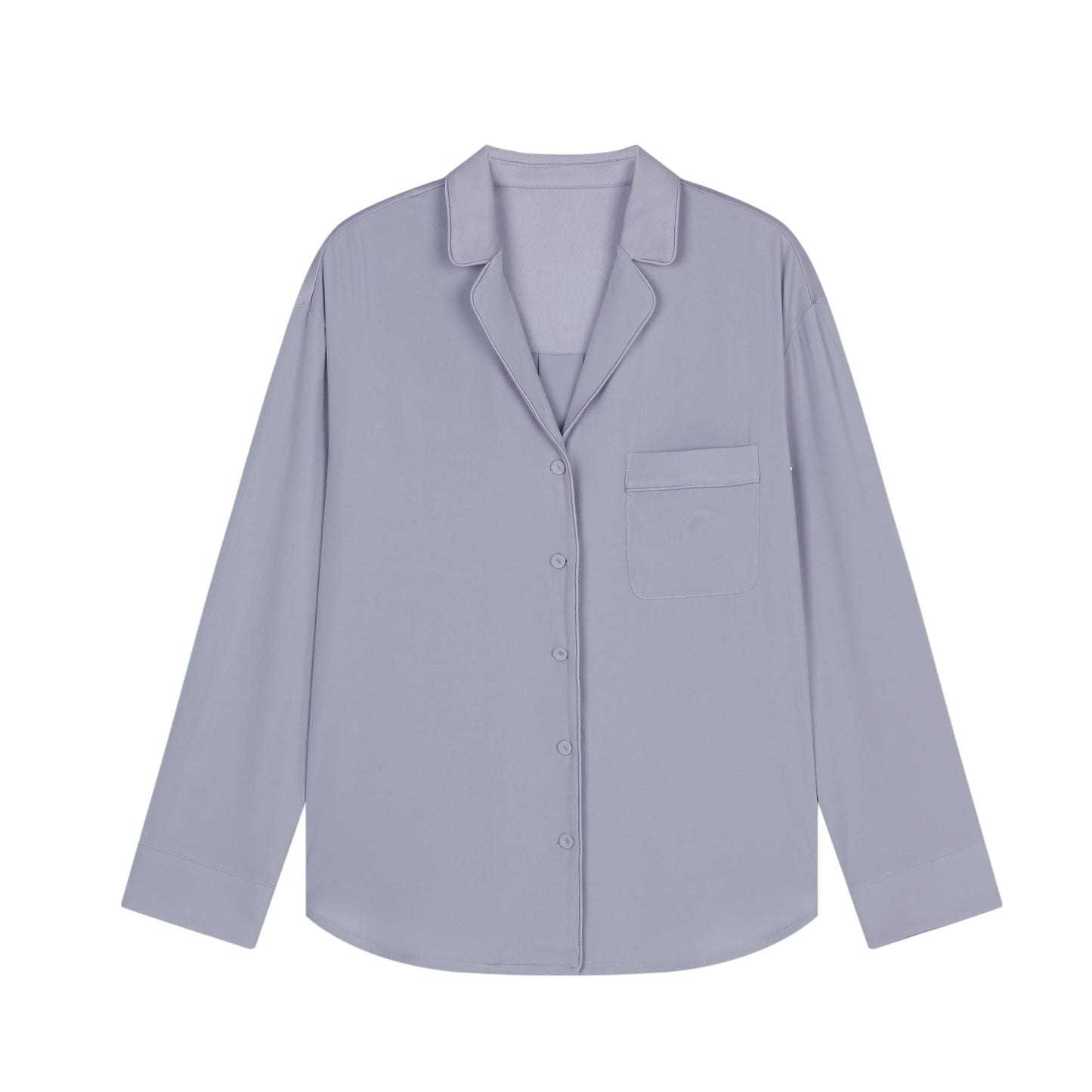 light blue pajama top