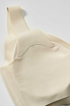 inside of a light yellow bra