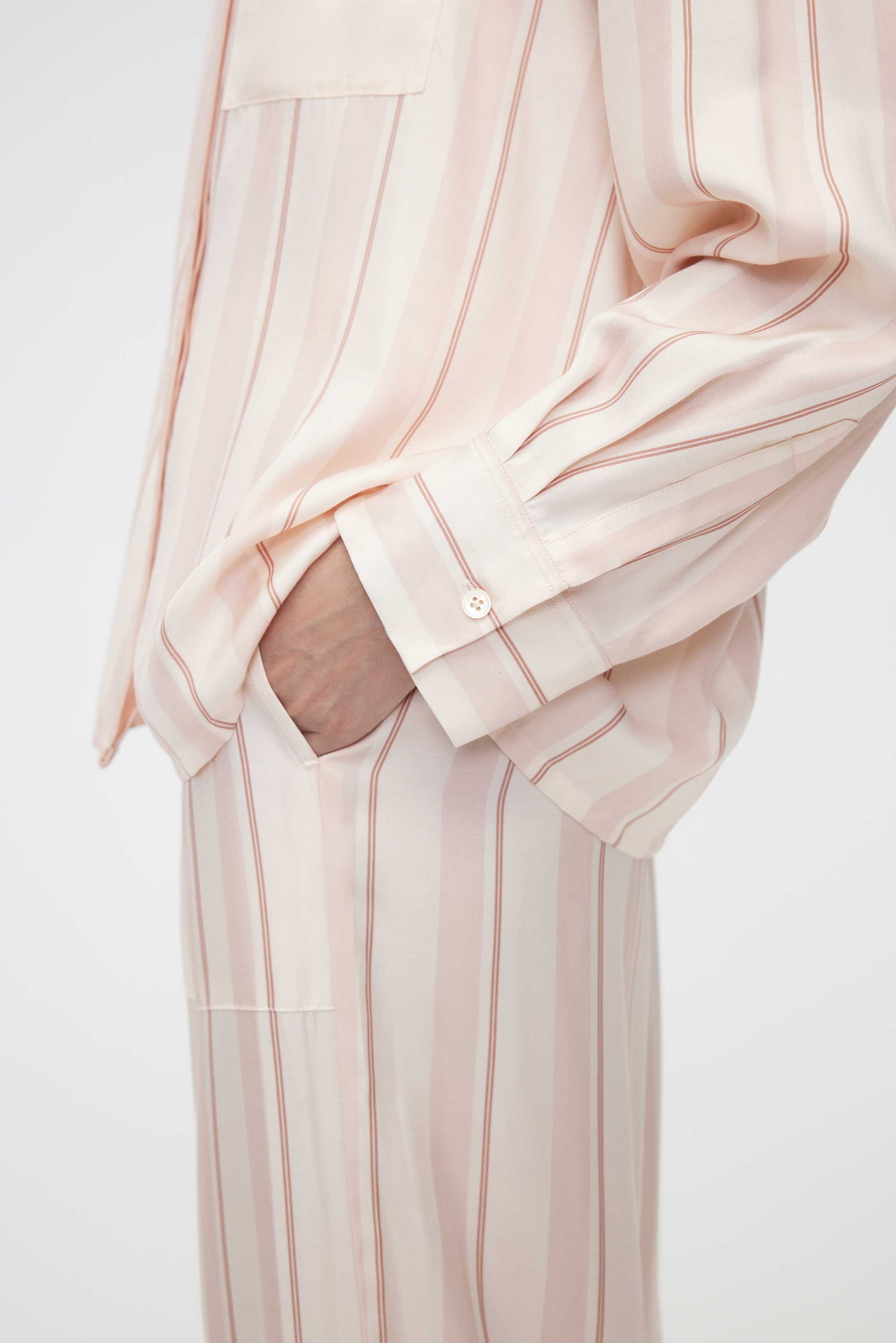close up of pajama top