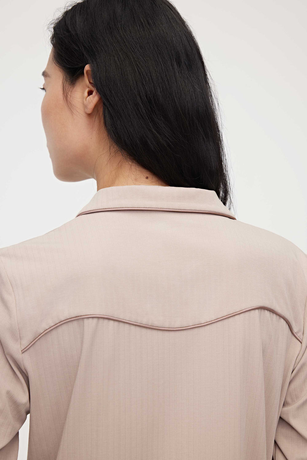 back close up of pajama top