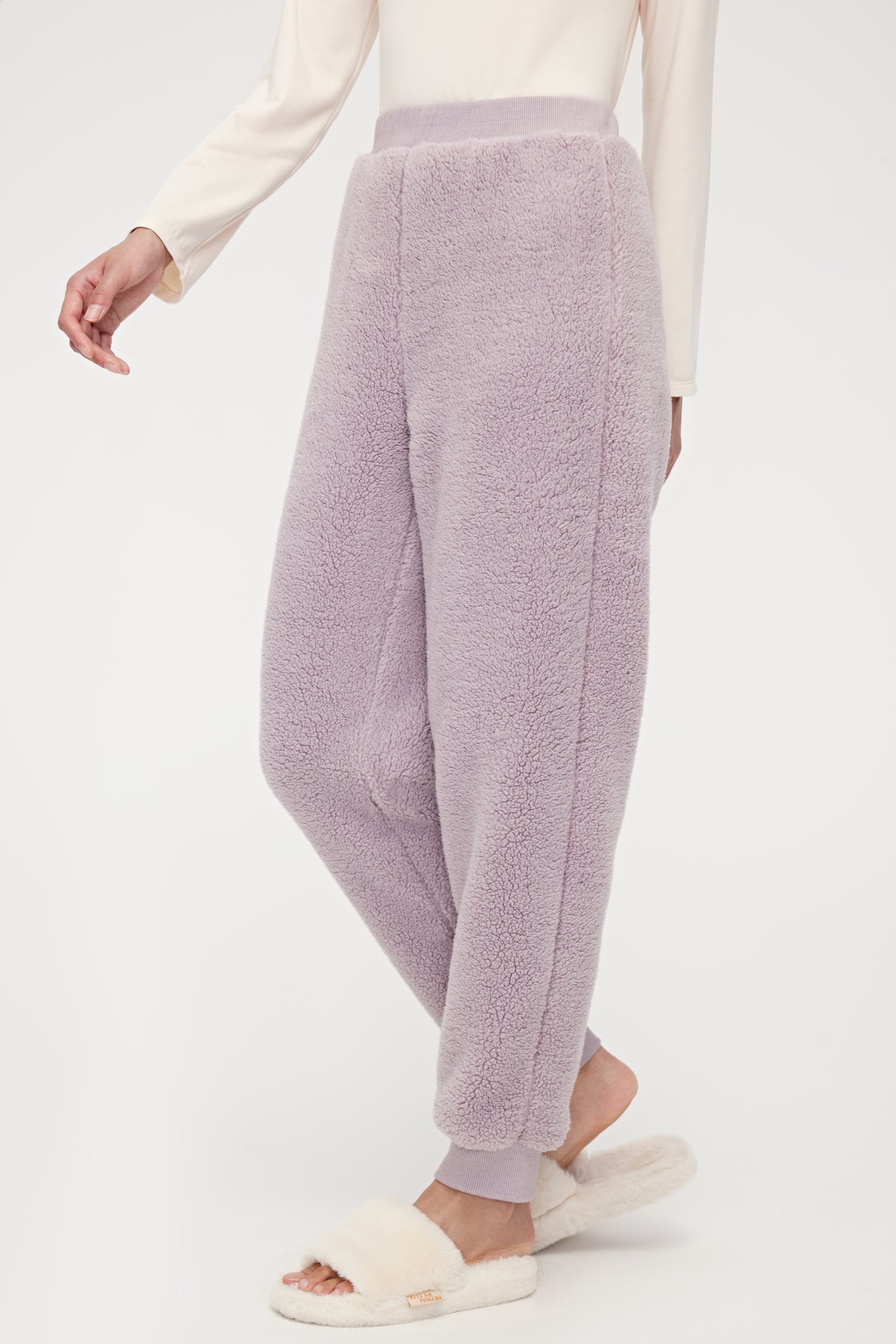 Purple Fleece Pajama Pants