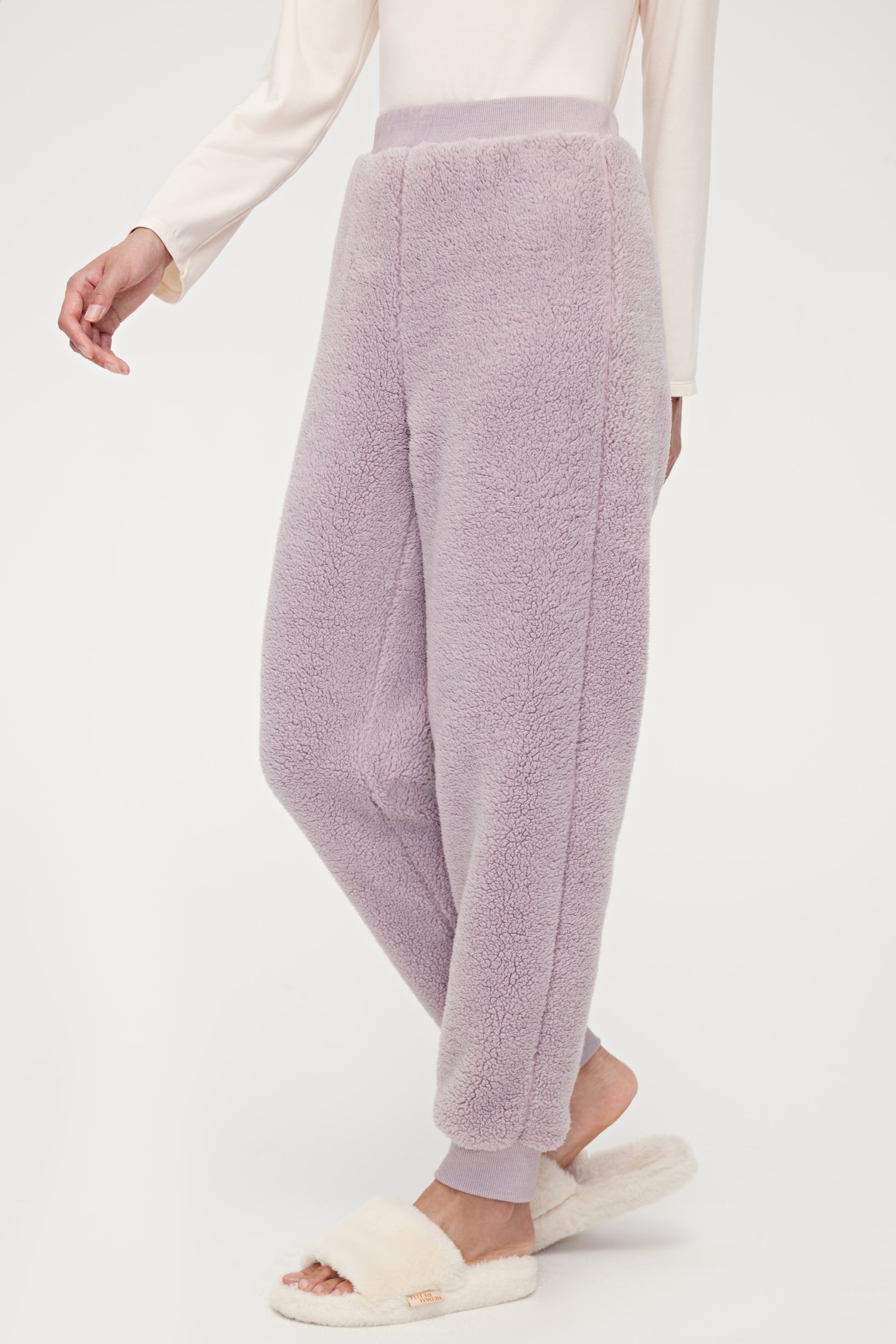 Womens Winter Cozy Lounge Pants Plush Pajama Pants Fluffy Sleep Pants  Sherpa Sweatpants Double Sided Fleece Pants