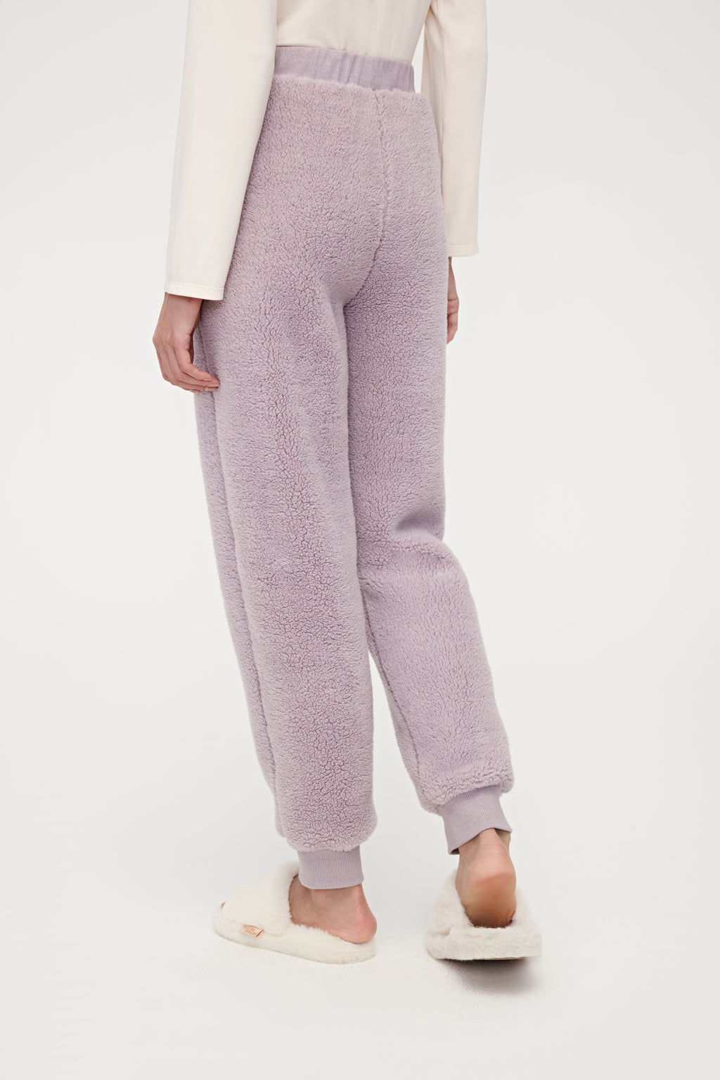 The purple Fleece Pajama Pants