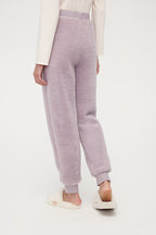 The purple Fleece Pajama Pants