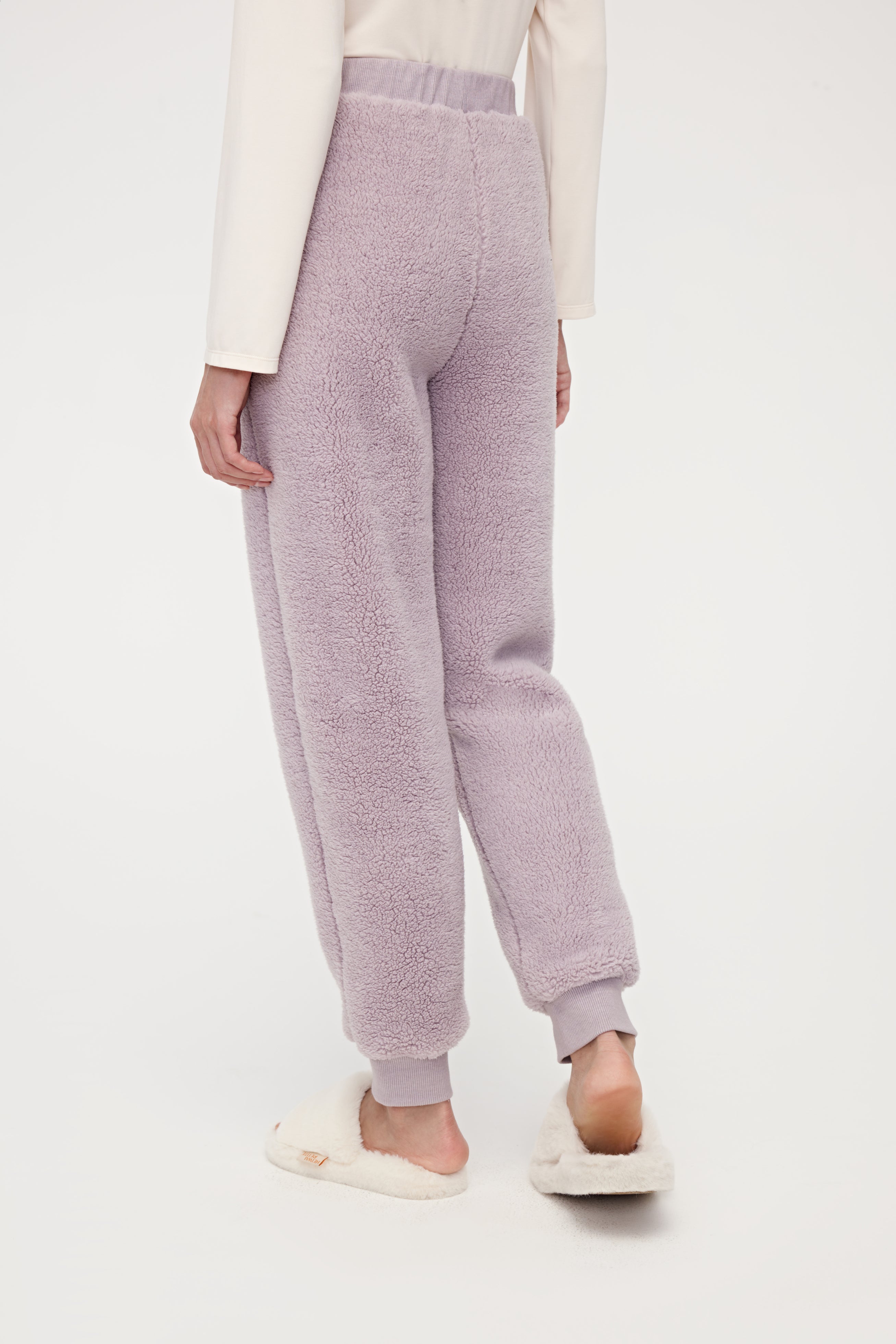 The purple Fleece Pajama Pants
