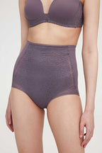 purple high waist brief