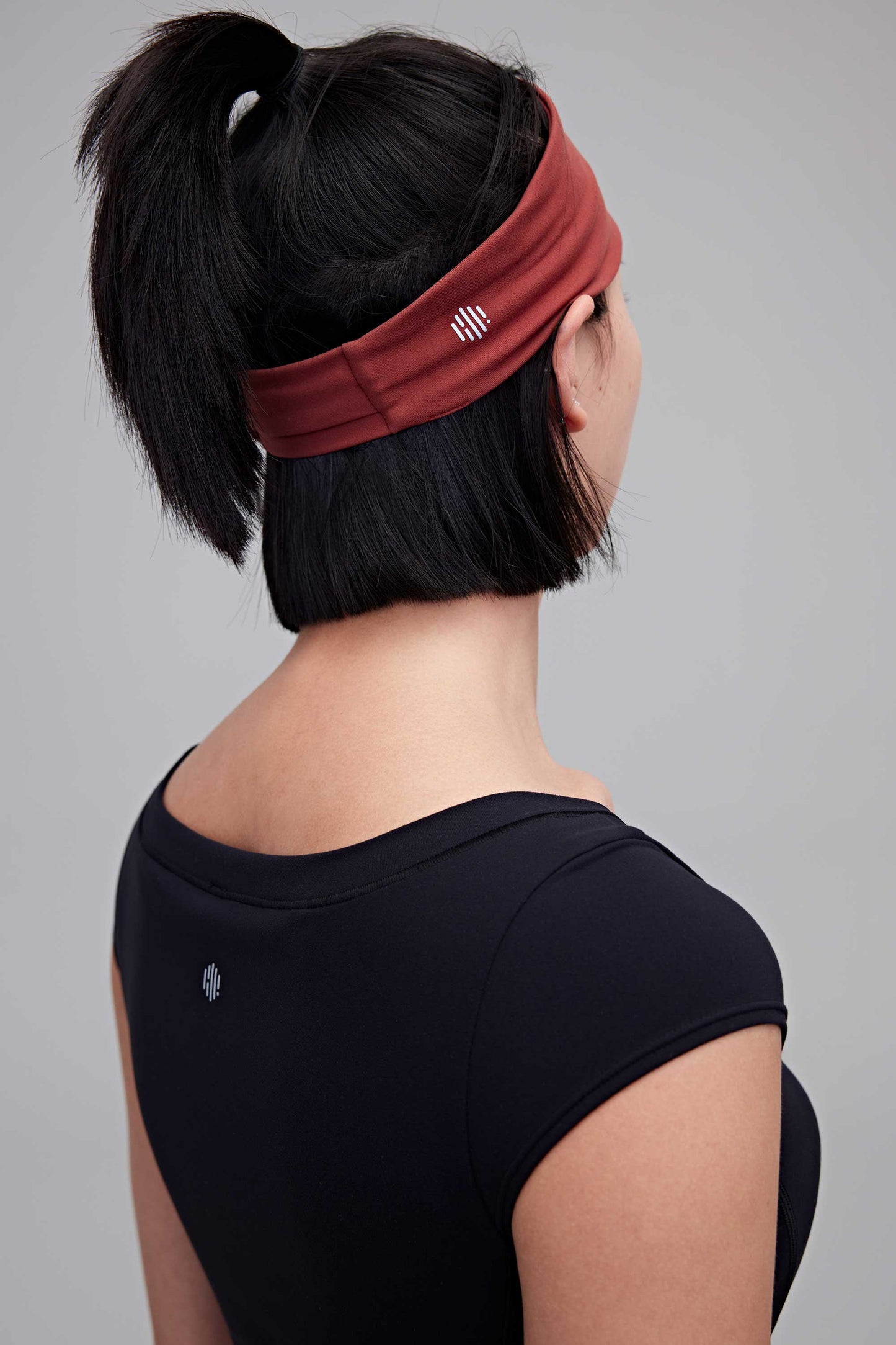 back of the red headband