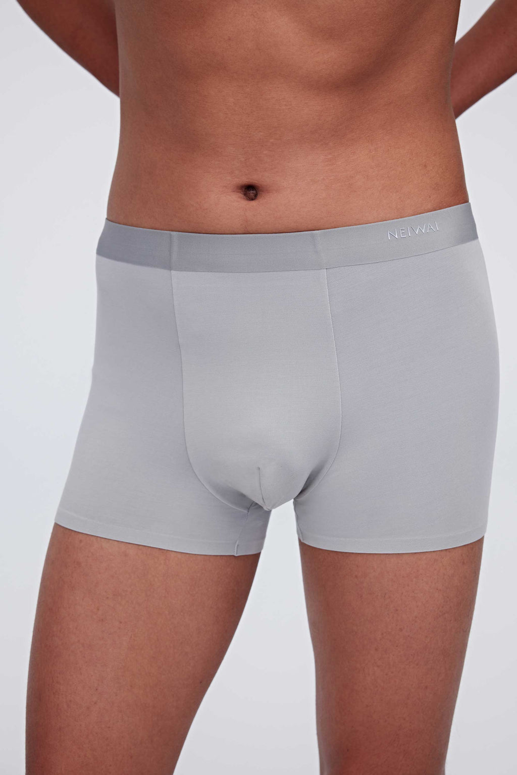 Man in grey brief