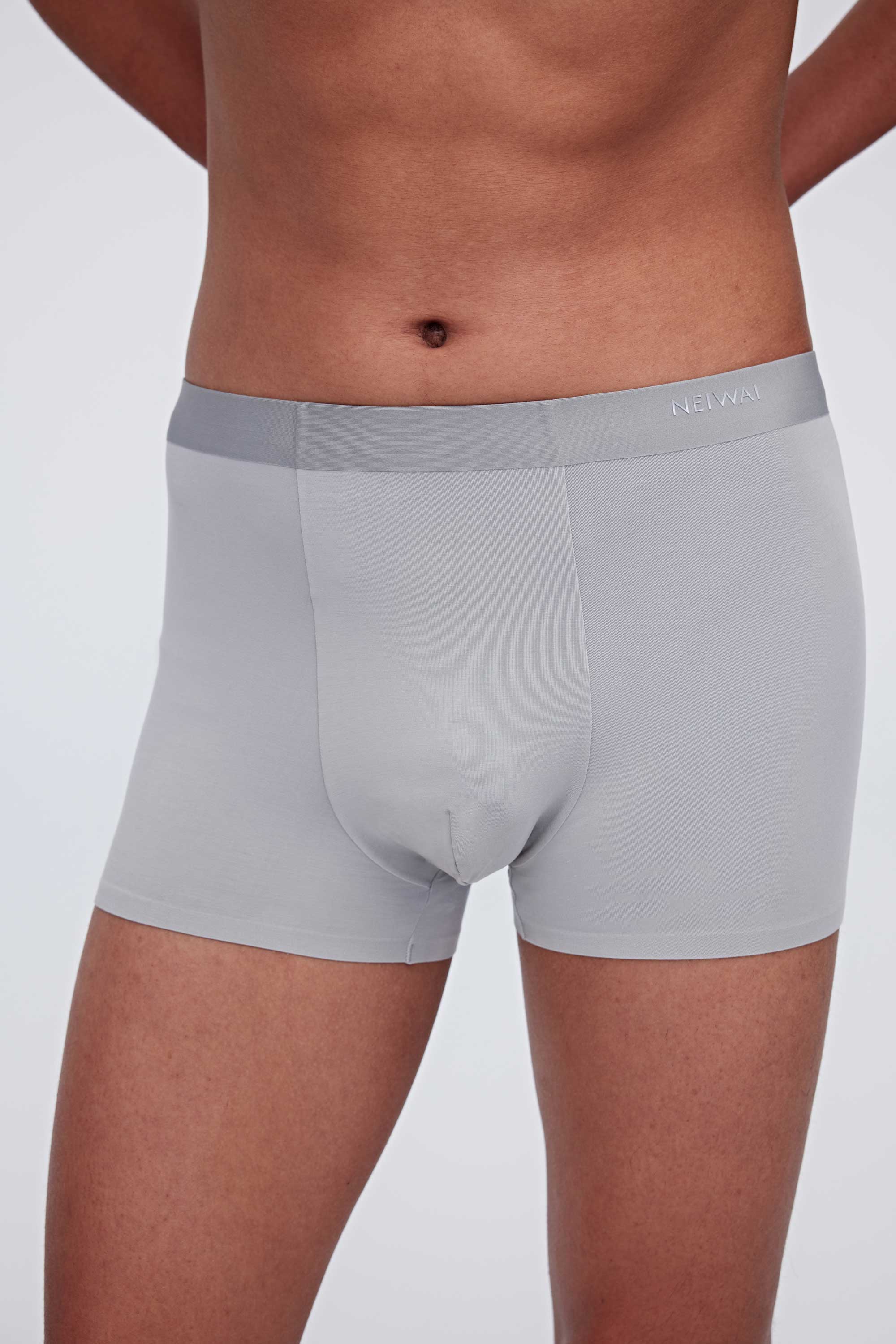 Man in grey brief