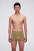 man in green brief