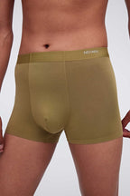 man in green brief