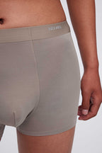 close up of man in grey brief