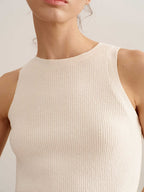 detail shot of white tank
