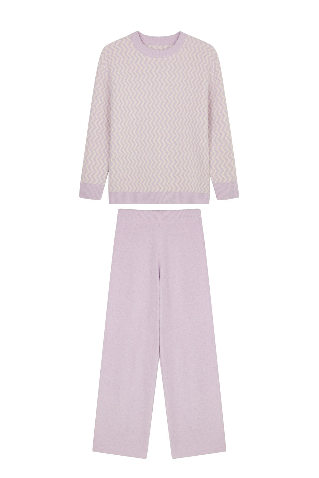 A purple Plush Fleece Pajama Set
