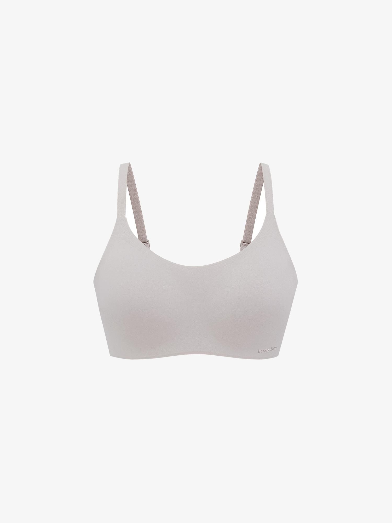 flat lay of gray bra