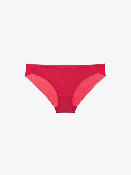 Self Silk Satin Mid Waist Brief