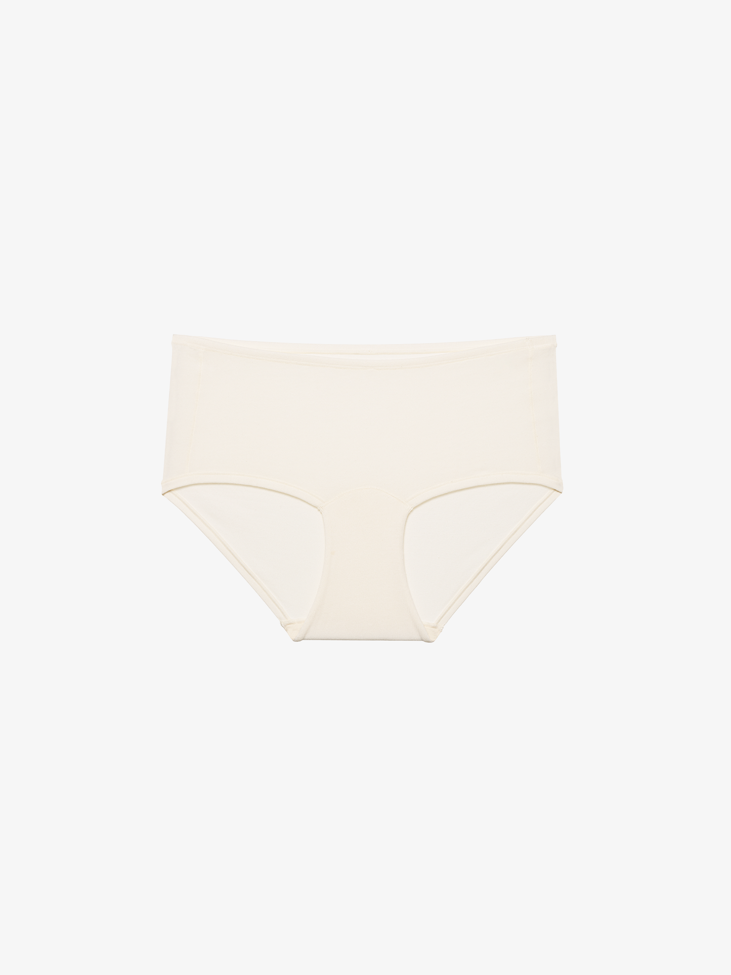 Flay lay of cream colored brief