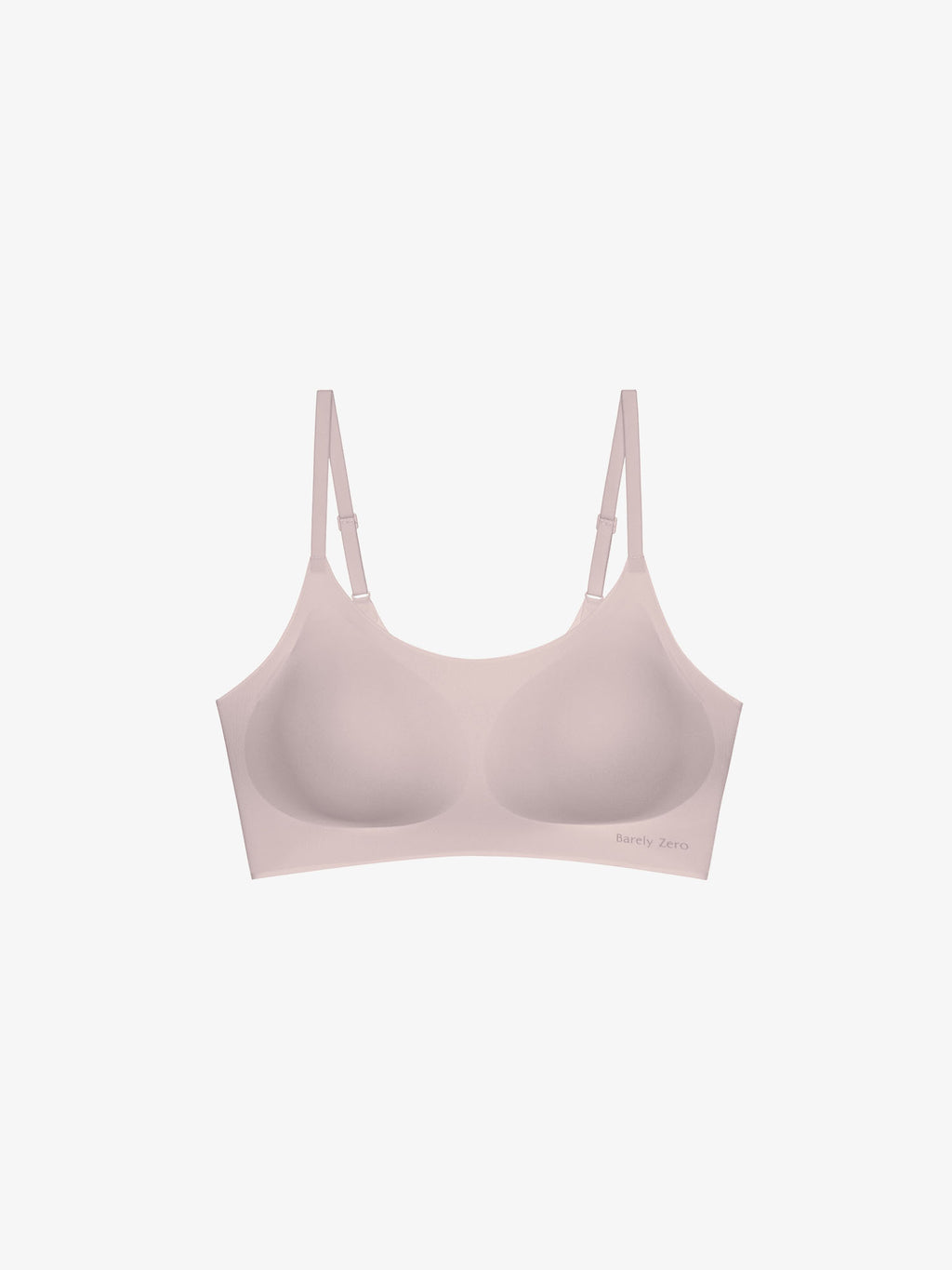 Light pink bra on a white background. Lilac Ash color.