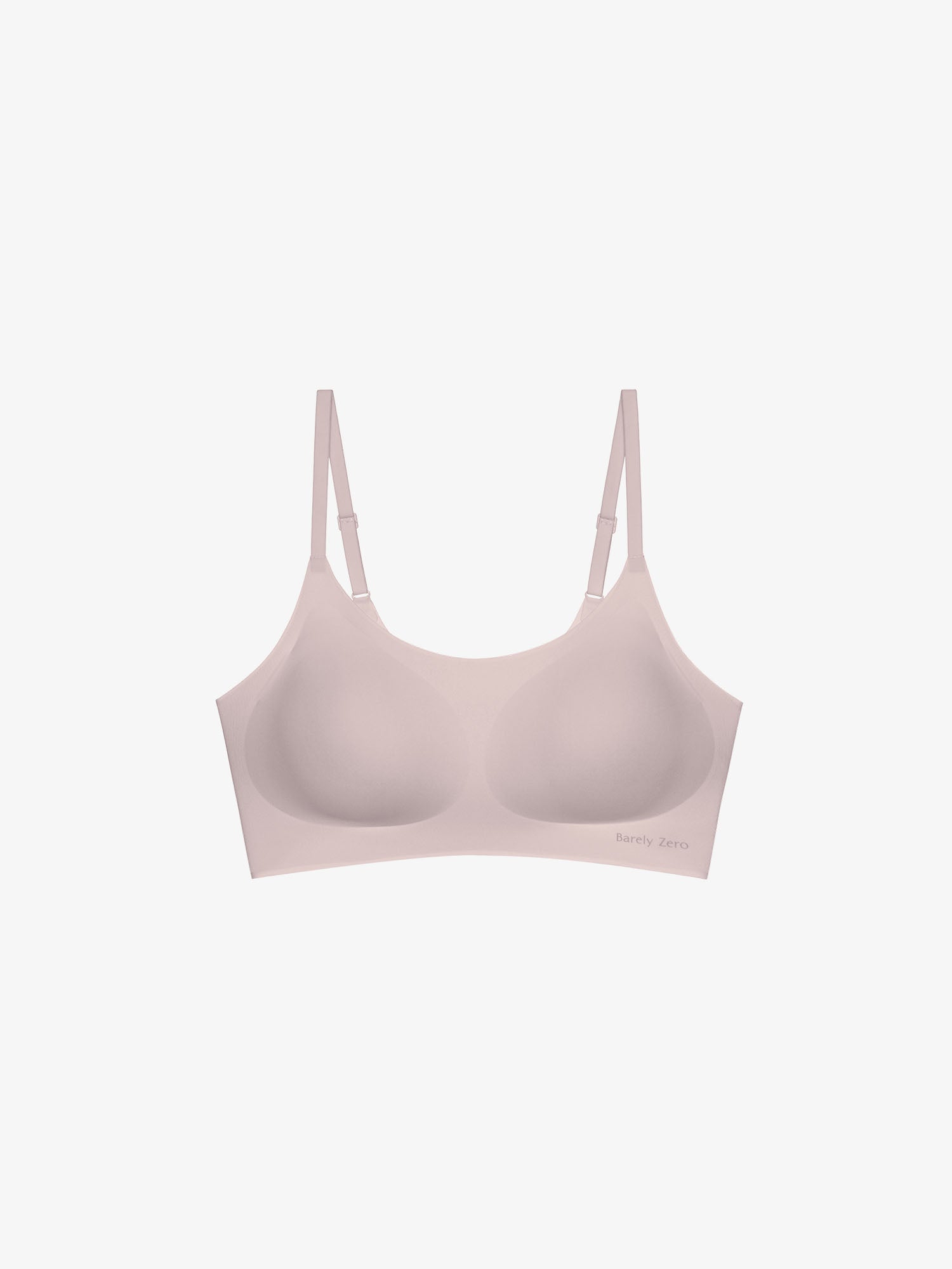 Light pink bra on a white background. Lilac Ash color.