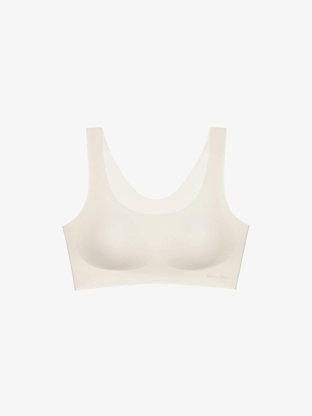 Beige bra on a light beige background