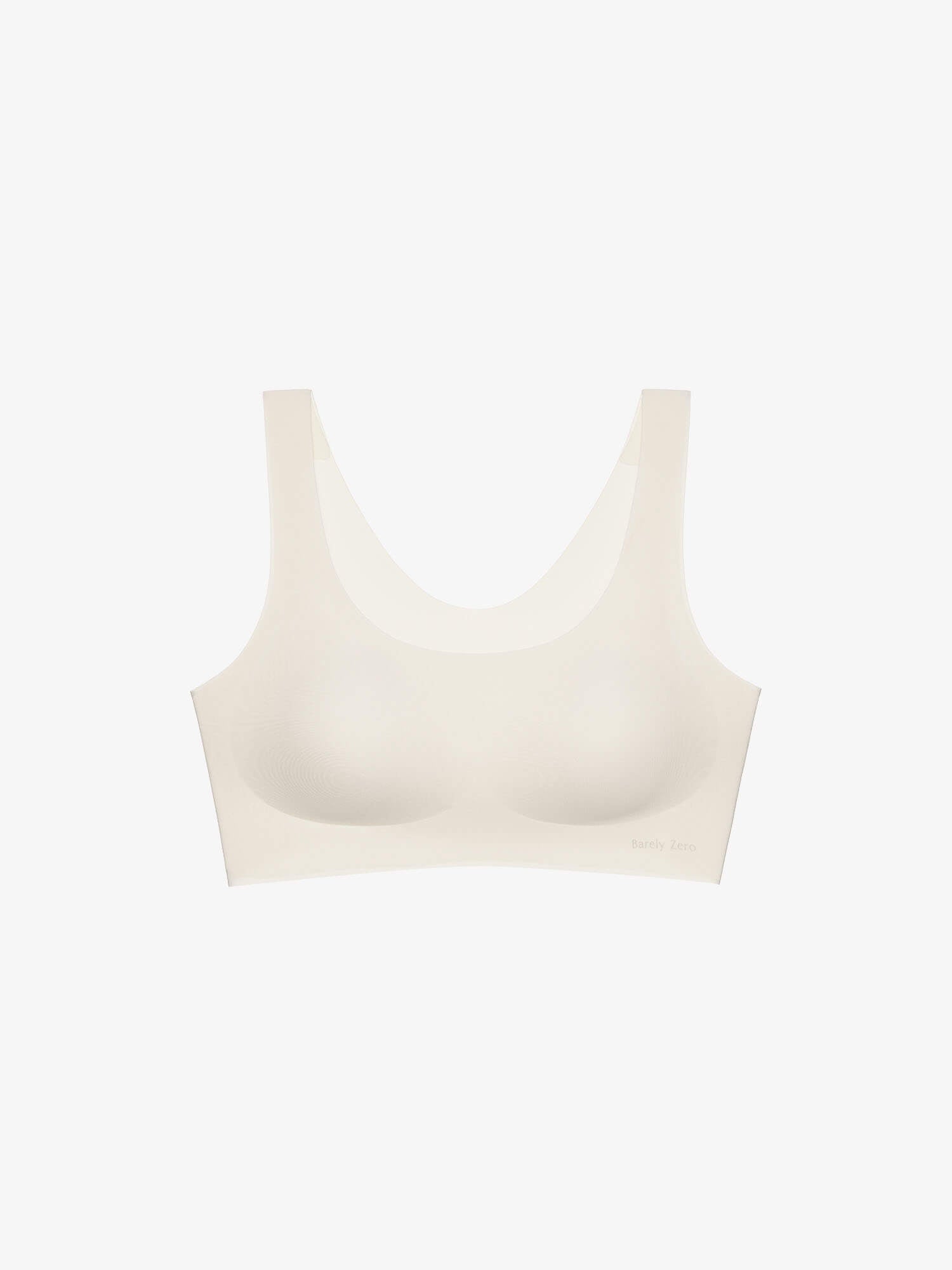 Beige bra on a light beige background