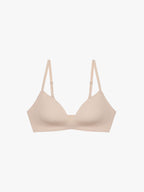 Flay lay of light nude bra