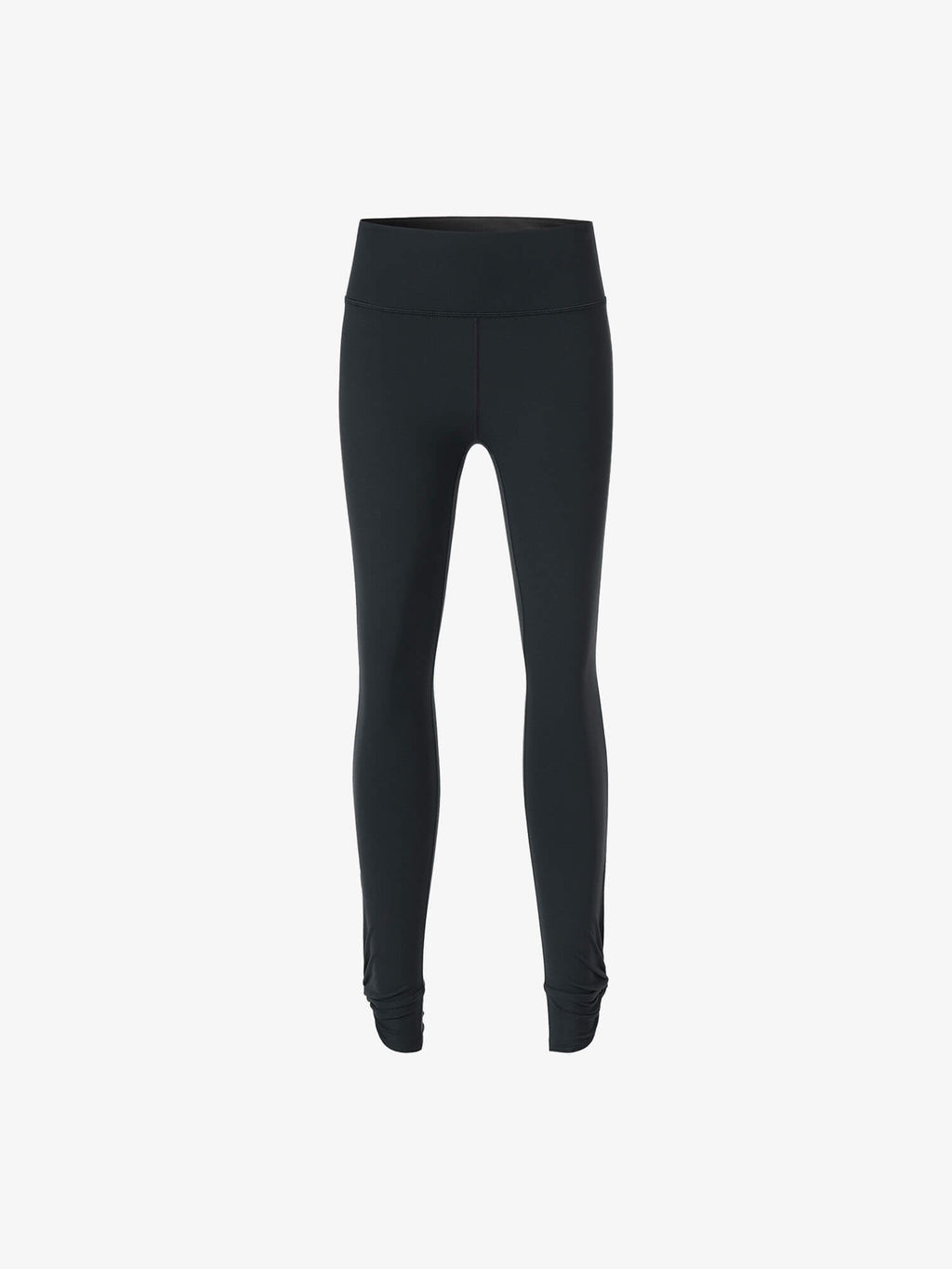 Flat lay of black leggings 