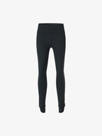 Flat lay of black leggings 