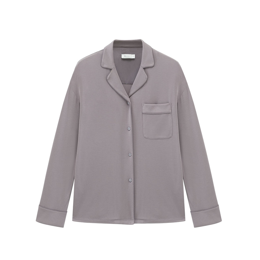 Classic Cozy Button-Up Pajama Top 2.0 SAMPLE