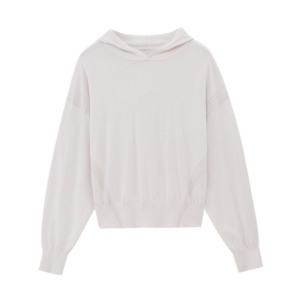 A ivory white hoodie