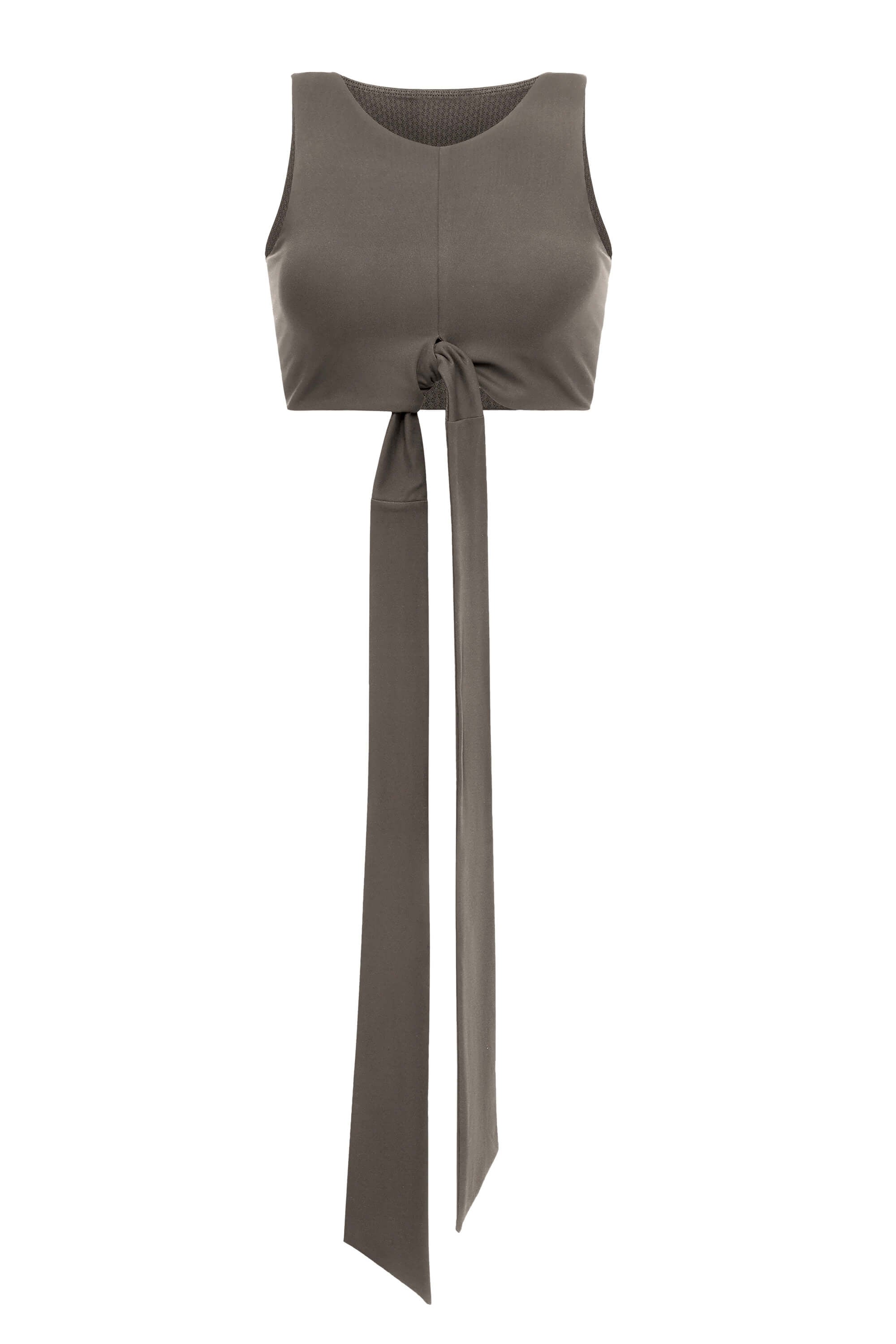 light brown wrap bra top