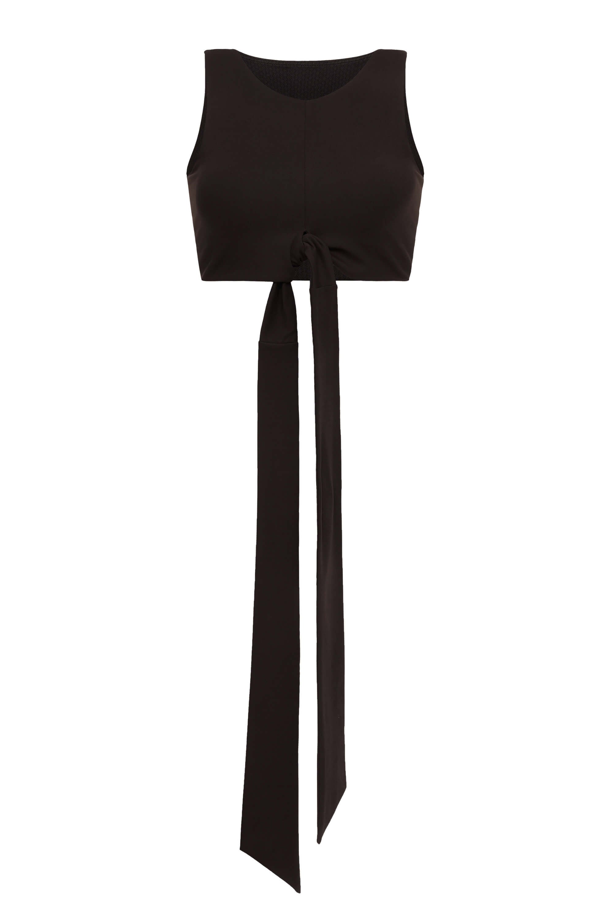 brown wrap bra top