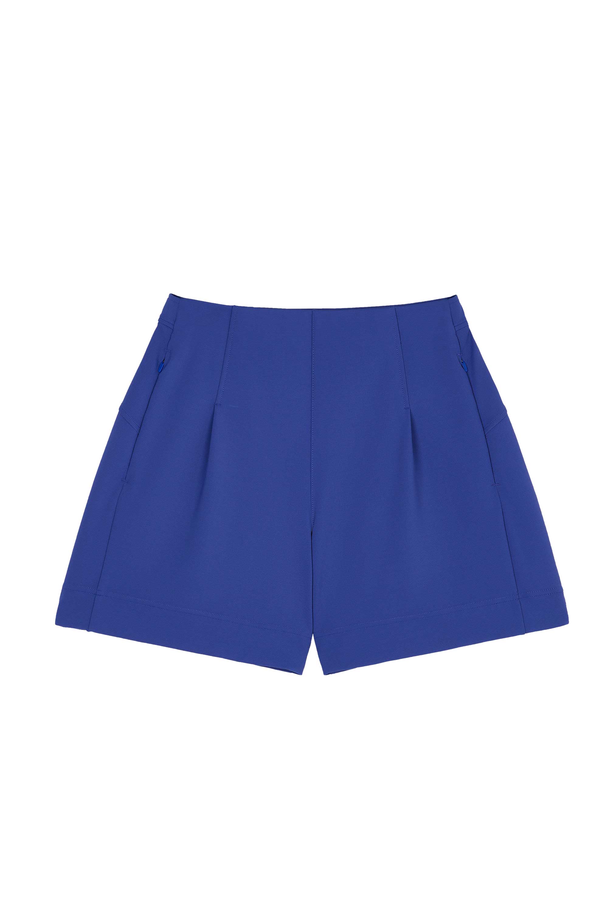 blue shorts