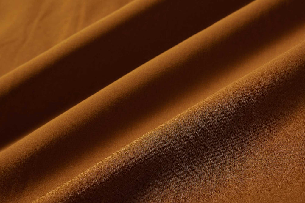 Fabric details of brown culottes